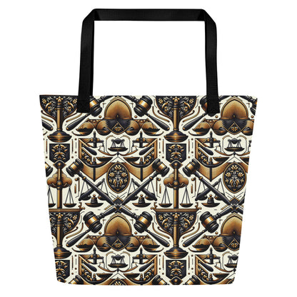 the GAVEL 'Decider' Large Tote Bag