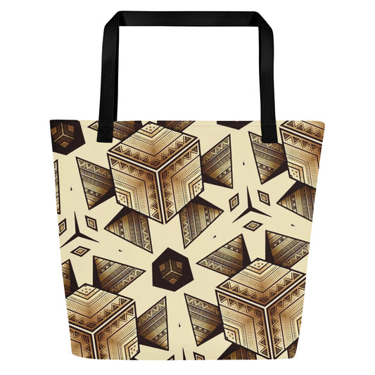 the PYRAMID 'Builder' Large Tote Bag