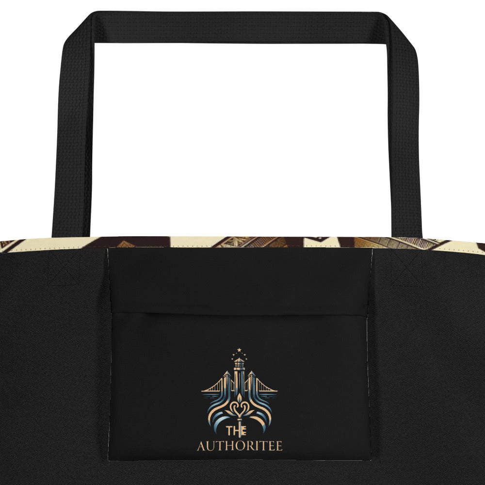 the PYRAMID 'Builder' Large Tote Bag