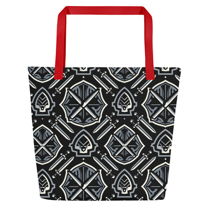 the SWORD & SHIELD 'Defender' Large Tote Bag