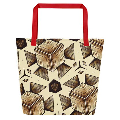 the PYRAMID 'Builder' Large Tote Bag