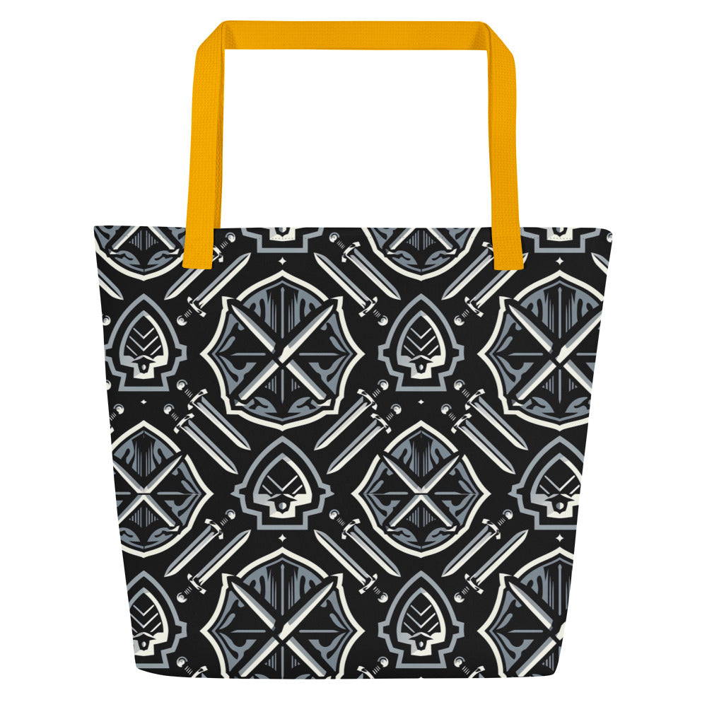 the SWORD & SHIELD 'Defender' Large Tote Bag