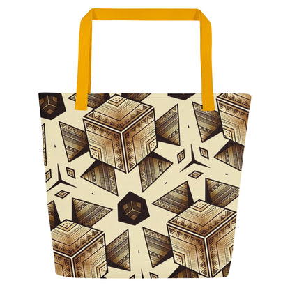 the PYRAMID 'Builder' Large Tote Bag