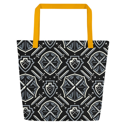 the SWORD & SHIELD 'Defender' Large Tote Bag