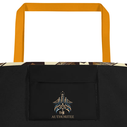 the PYRAMID 'Builder' Large Tote Bag