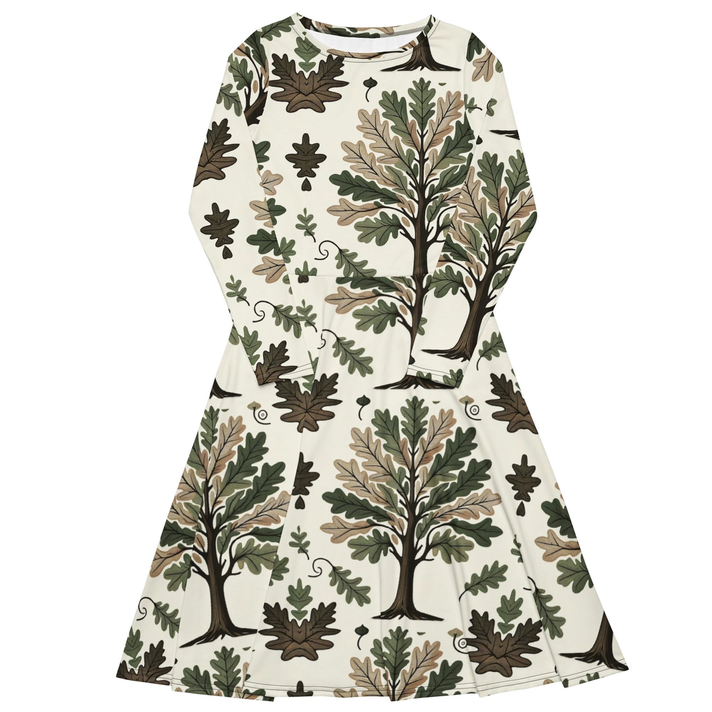 the OAK TREE 'Endurer' Long Sleeve Midi Dress