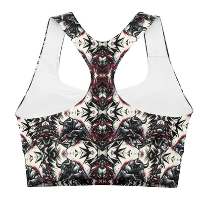 the BULL 'Strengthener' Longline Sports Bra