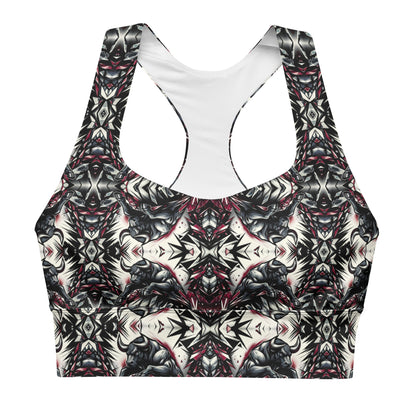 the BULL 'Strengthener' Longline Sports Bra