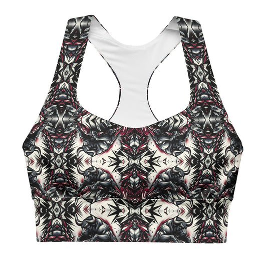 the BULL 'Strengthener' Longline Sports Bra