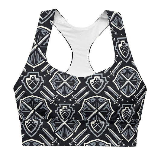 the SWORD & SHIELD 'Defender' Longline Sports Bra