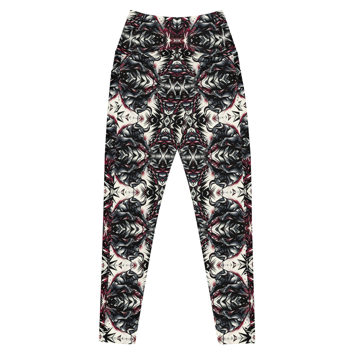 the BULL 'Strengthener' Crossover Leggings with Pockets