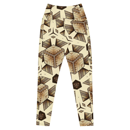 the PYRAMID 'Builder' Crossover Leggings with Pockets