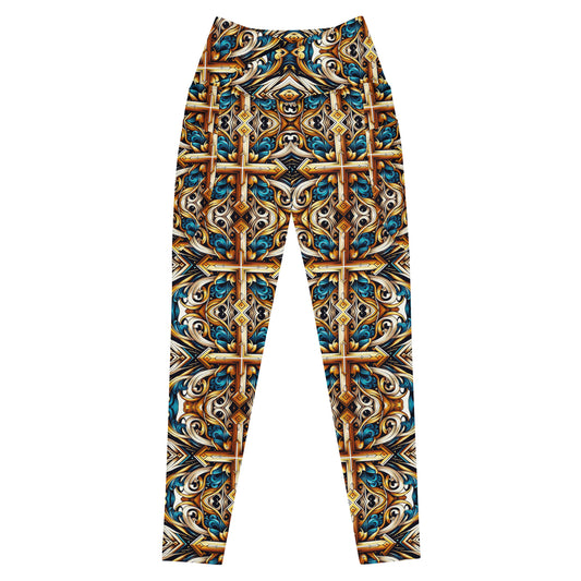 the CROSS 'Believer' Crossover Leggings with Pockets