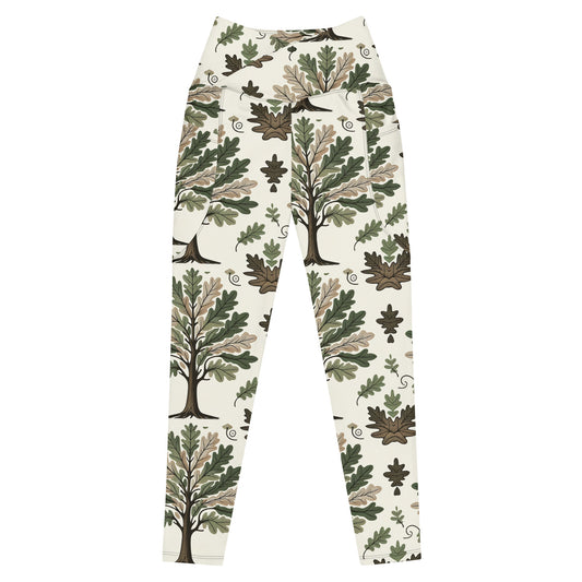 the OAK TREE 'Endurer' Crossover Leggings with Pockets