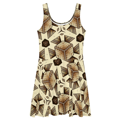 the PYRAMID 'Builder' Skater Dress