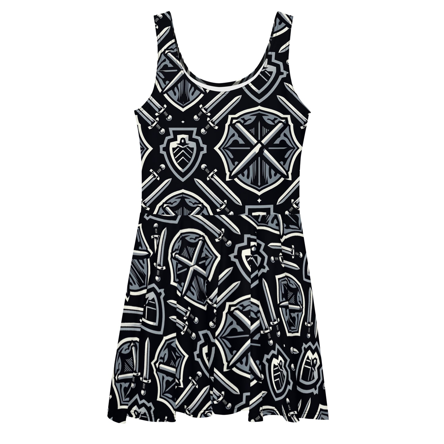 the SWORD & SHIELD 'Defender' Skater Dress