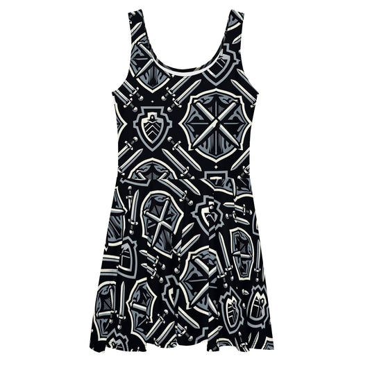 the SWORD & SHIELD 'Defender' Skater Dress