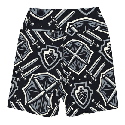 the SWORD & SHIELD 'Defender' Yoga Shorts