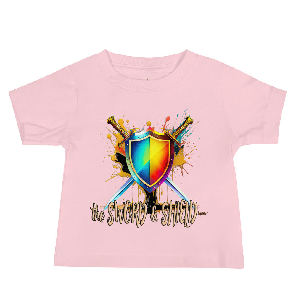 the SWORD & SHIELD 'Defender' Baby T-Shirt