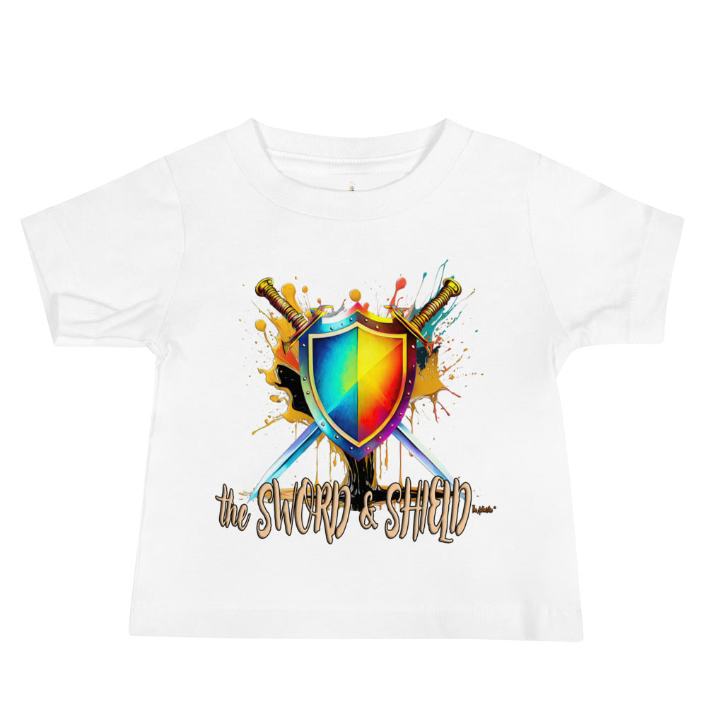 the SWORD & SHIELD 'Defender' Baby T-Shirt