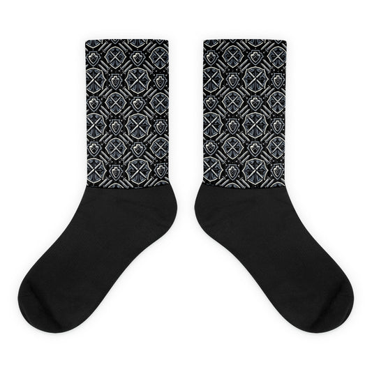 the SWORD & SHIELD 'Defender' Socks