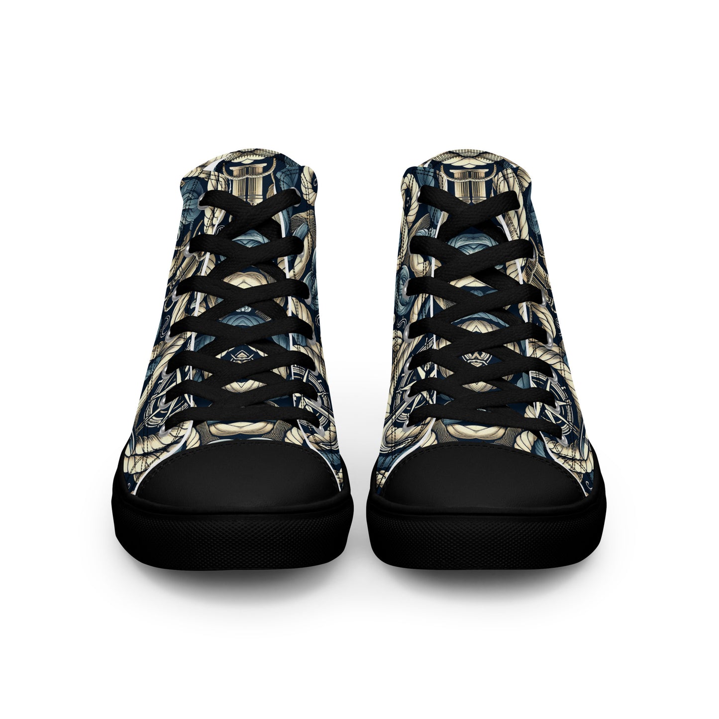 the ANCHOR 'Stabilizer' Men’s High Top Canvas Sneakers