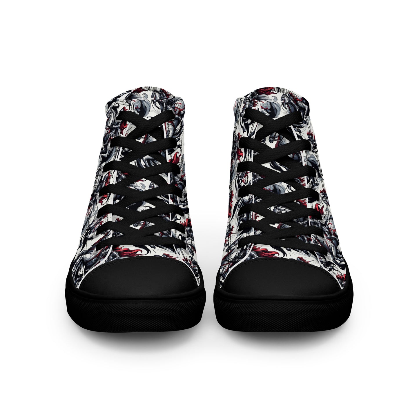 the HORSEMAN 'Conqueror' Men’s High Top Canvas Sneakers