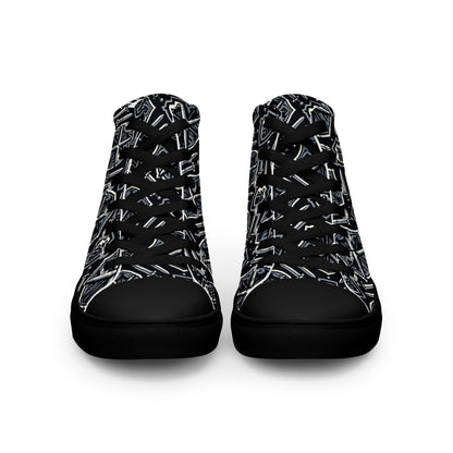 the SWORD & SHIELD 'Defender' Men’s High Top Canvas Sneakers