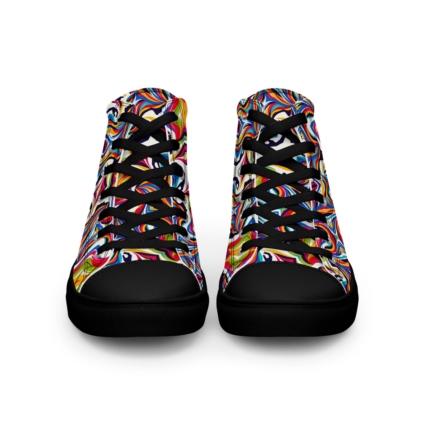 the WOMAN 'Empowerer' Men’s High Top Canvas Sneakers