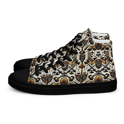 the GAVEL 'Decider' Men’s High Top Canvas Sneakers