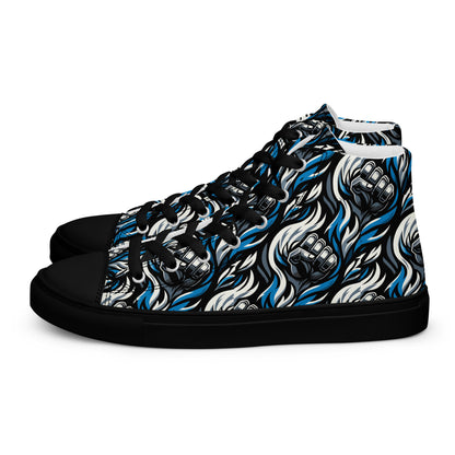 the IRON FIST 'Enforcer' Men’s High Top Canvas Sneakers