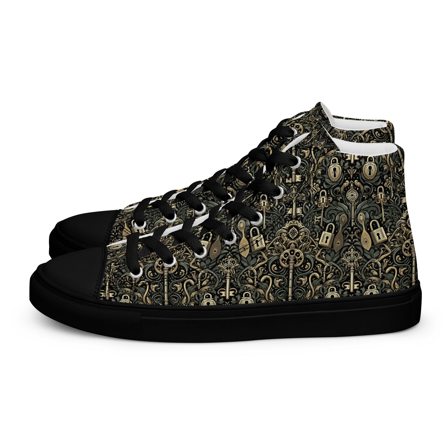 the KEY 'Accessor' Men’s High Top Canvas Sneakers