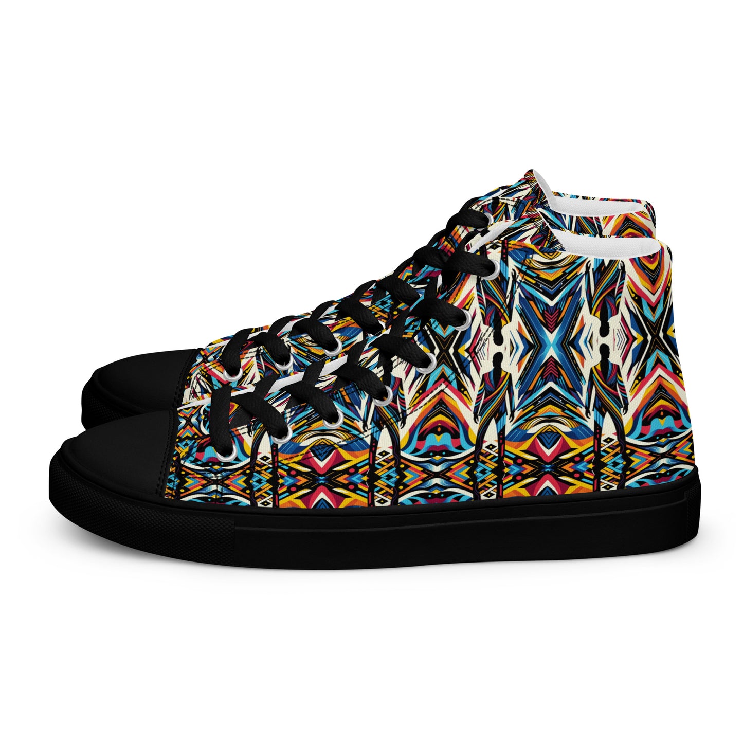 the MAN 'Achiever' Men’s High Top Canvas Sneakers