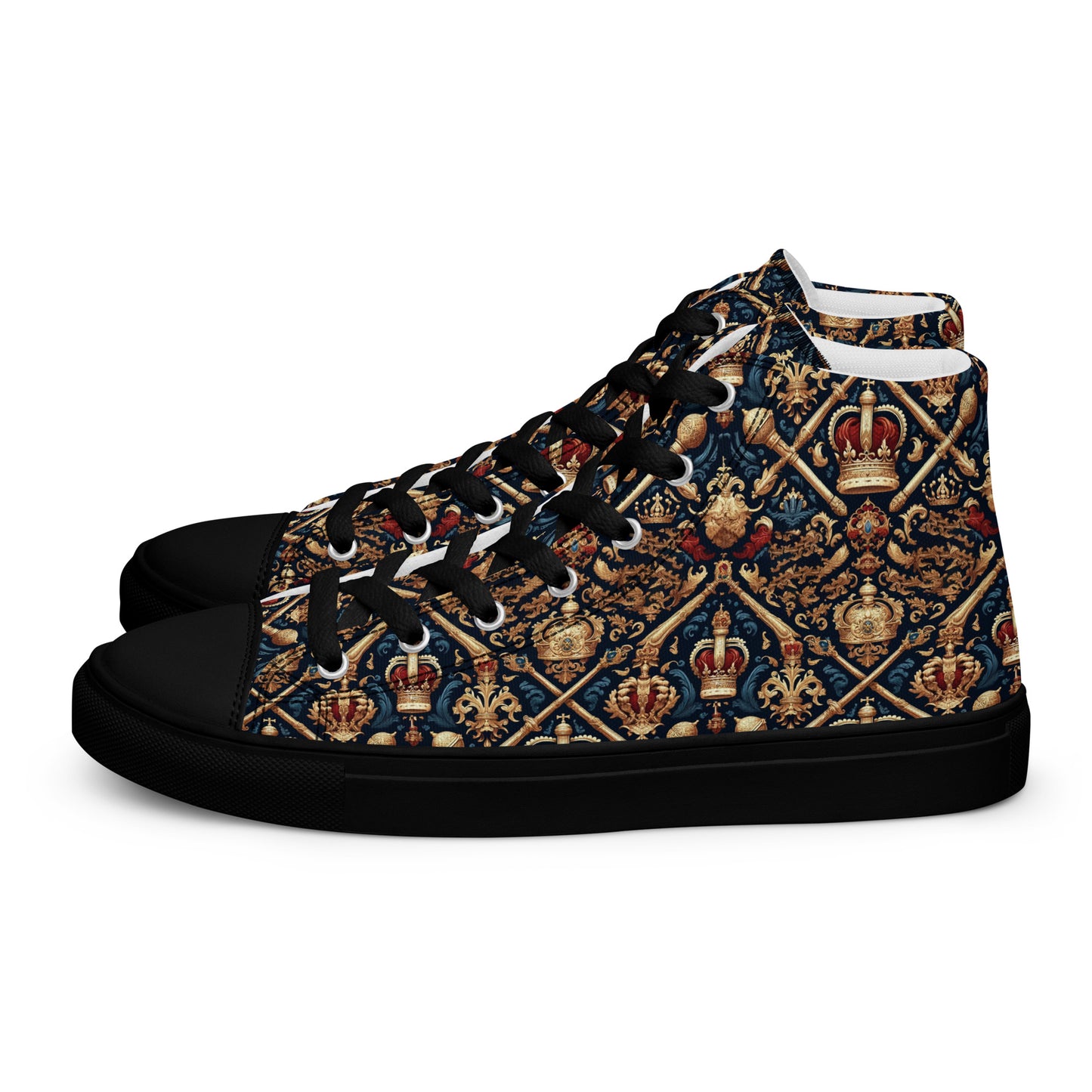 the SCEPTER 'Commander' Men’s High Top Canvas Sneakers