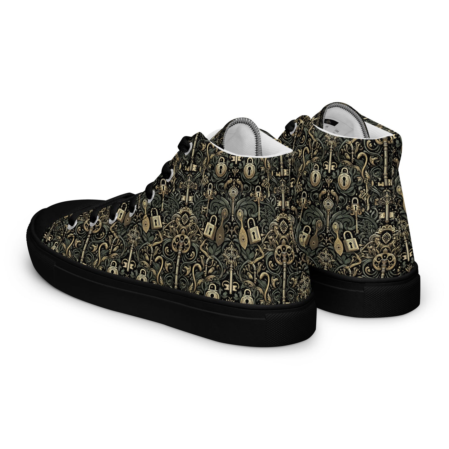 the KEY 'Accessor' Men’s High Top Canvas Sneakers