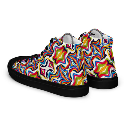 the WOMAN 'Empowerer' Men’s High Top Canvas Sneakers