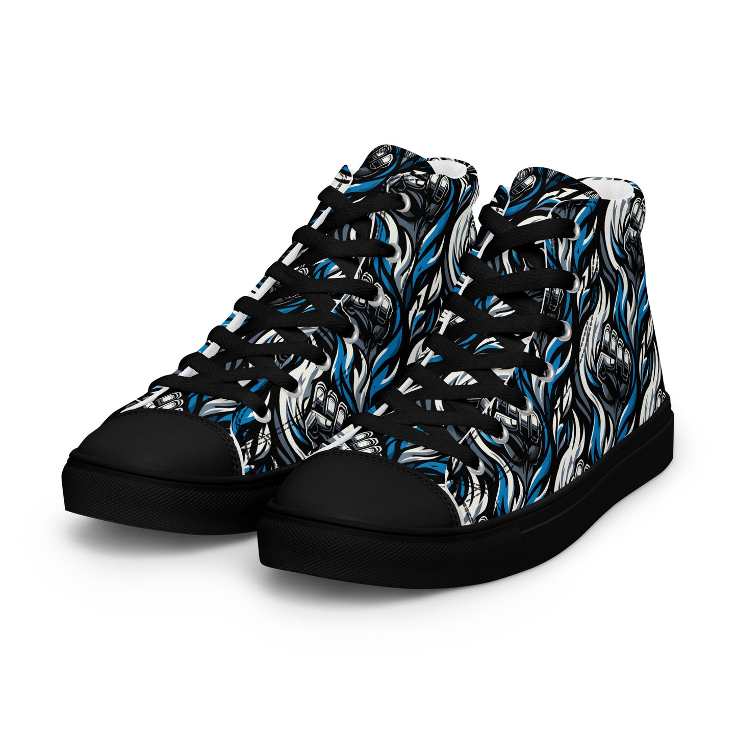 the IRON FIST 'Enforcer' Men’s High Top Canvas Sneakers