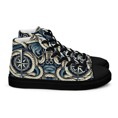 the ANCHOR 'Stabilizer' Men’s High Top Canvas Sneakers