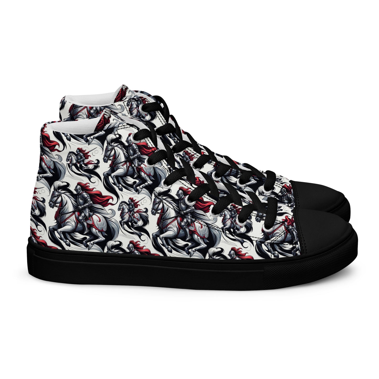 the HORSEMAN 'Conqueror' Men’s High Top Canvas Sneakers