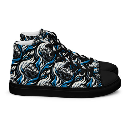 the IRON FIST 'Enforcer' Men’s High Top Canvas Sneakers