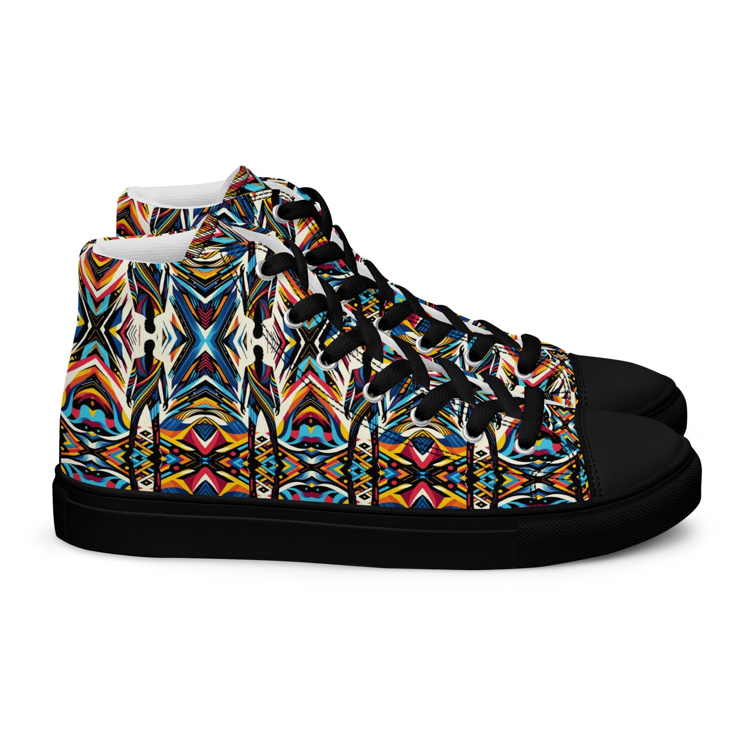 the MAN 'Achiever' Men’s High Top Canvas Sneakers