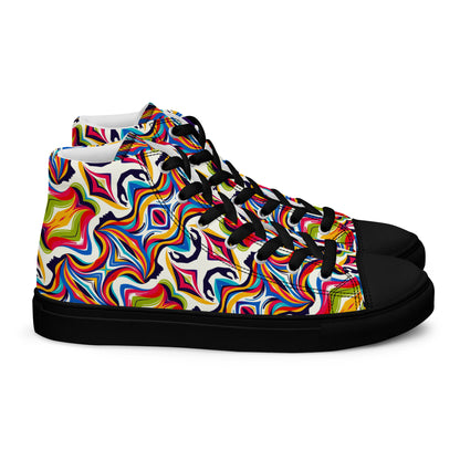 the WOMAN 'Empowerer' Men’s High Top Canvas Sneakers