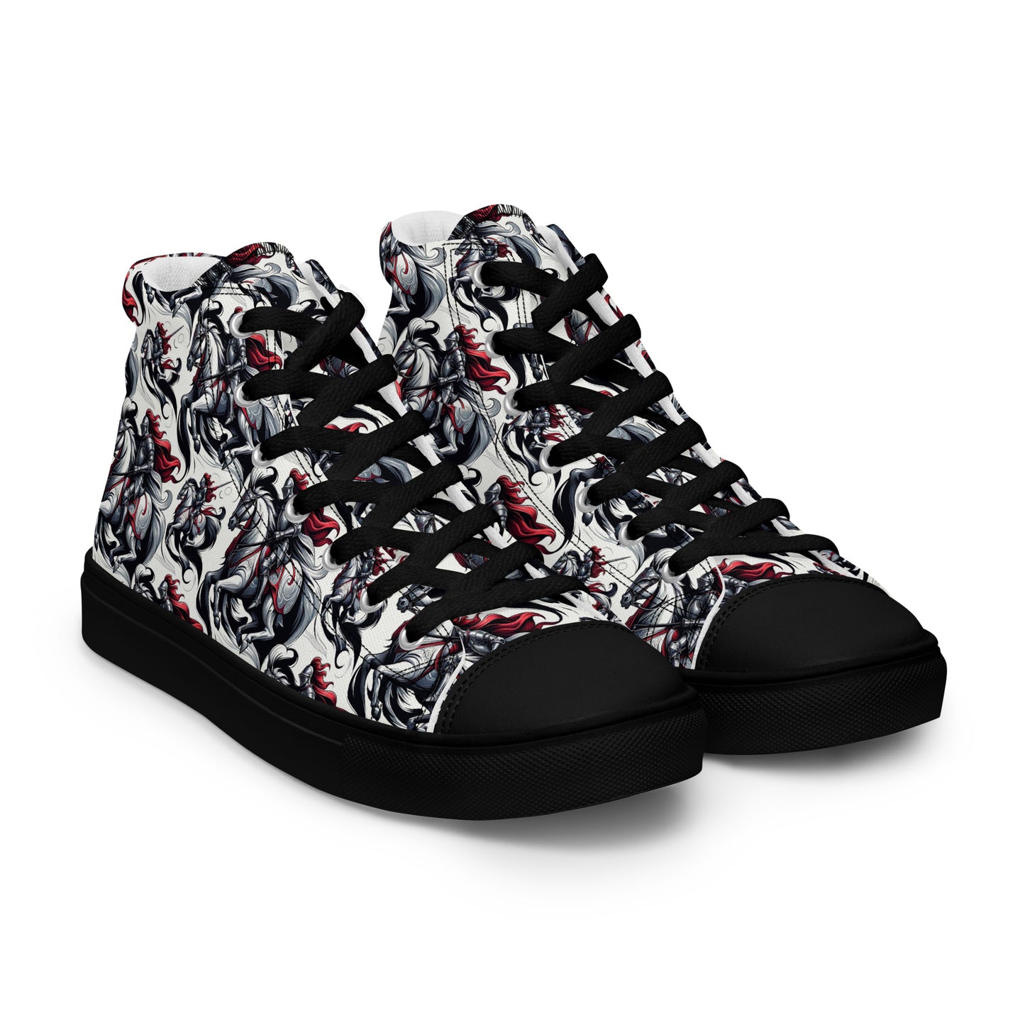 the HORSEMAN 'Conqueror' Men’s High Top Canvas Sneakers