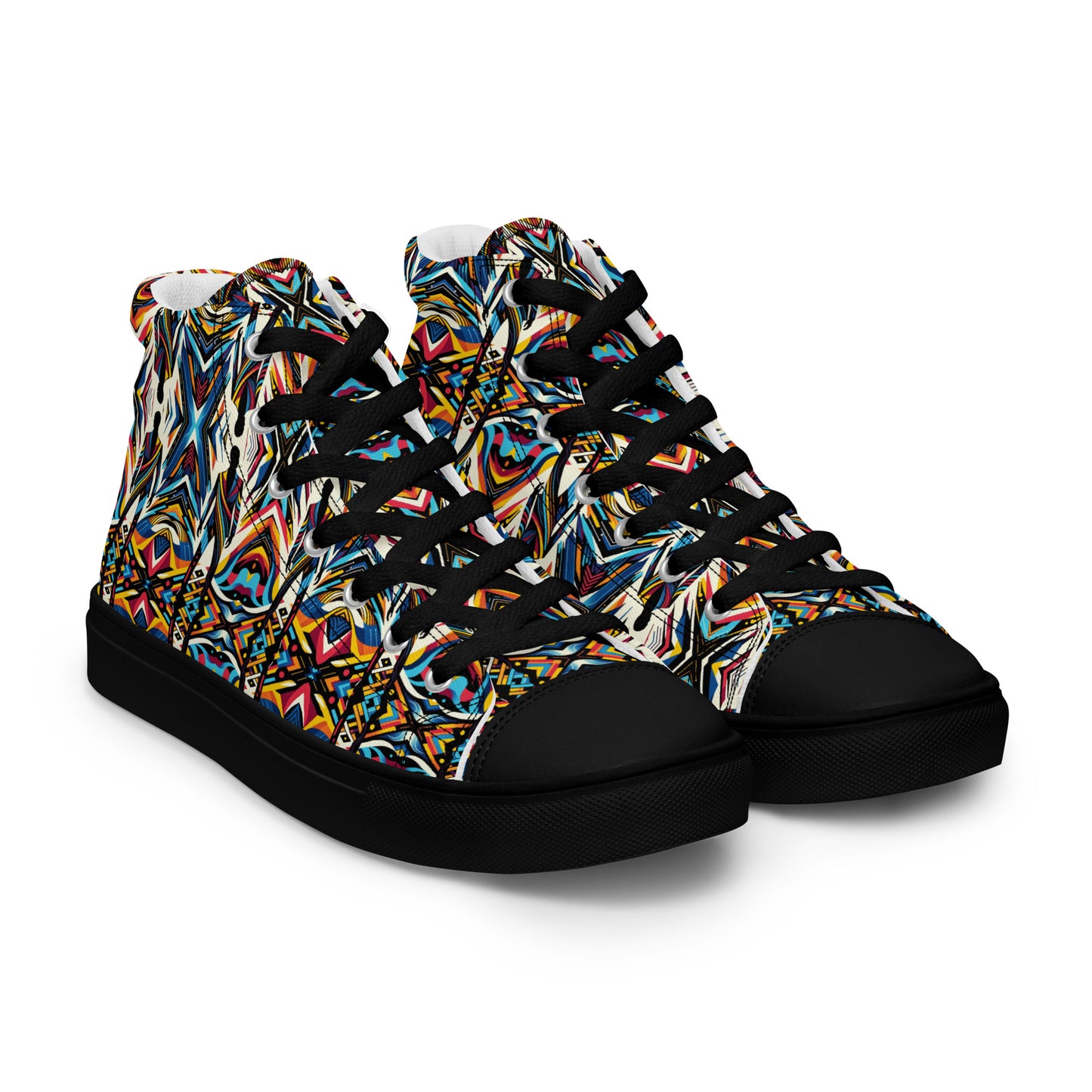 the MAN 'Achiever' Men’s High Top Canvas Sneakers