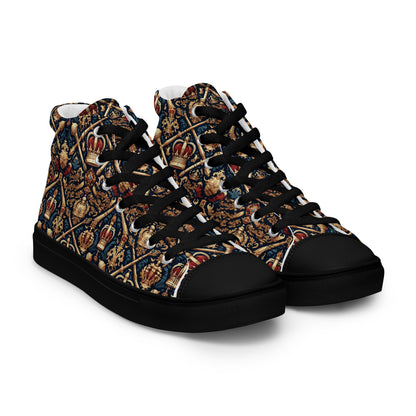 the SCEPTER 'Commander' Men’s High Top Canvas Sneakers