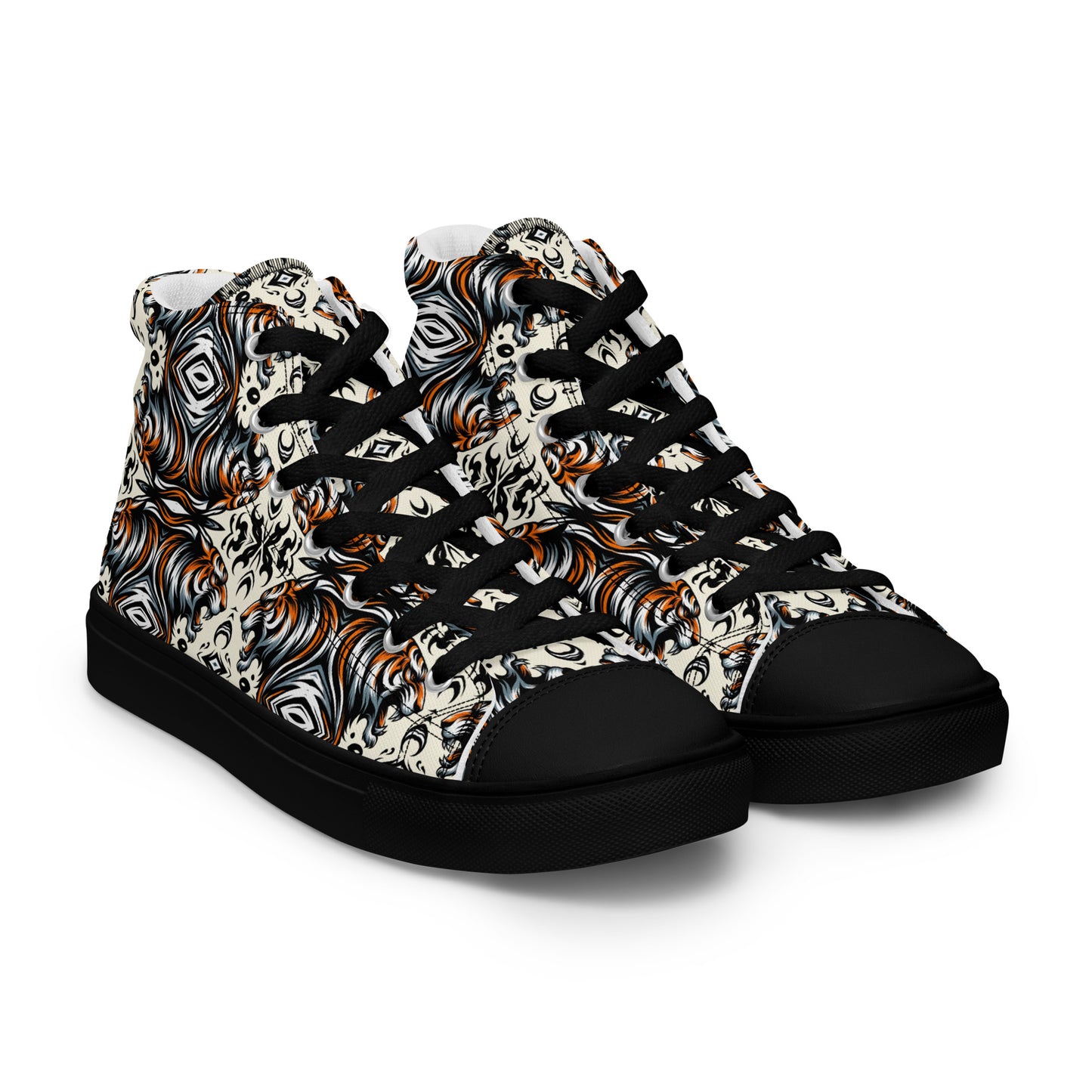 the TIGER 'Prevailer' Men’s High Top Canvas Sneakers