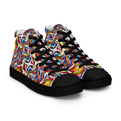 the WOMAN 'Empowerer' Men’s High Top Canvas Sneakers