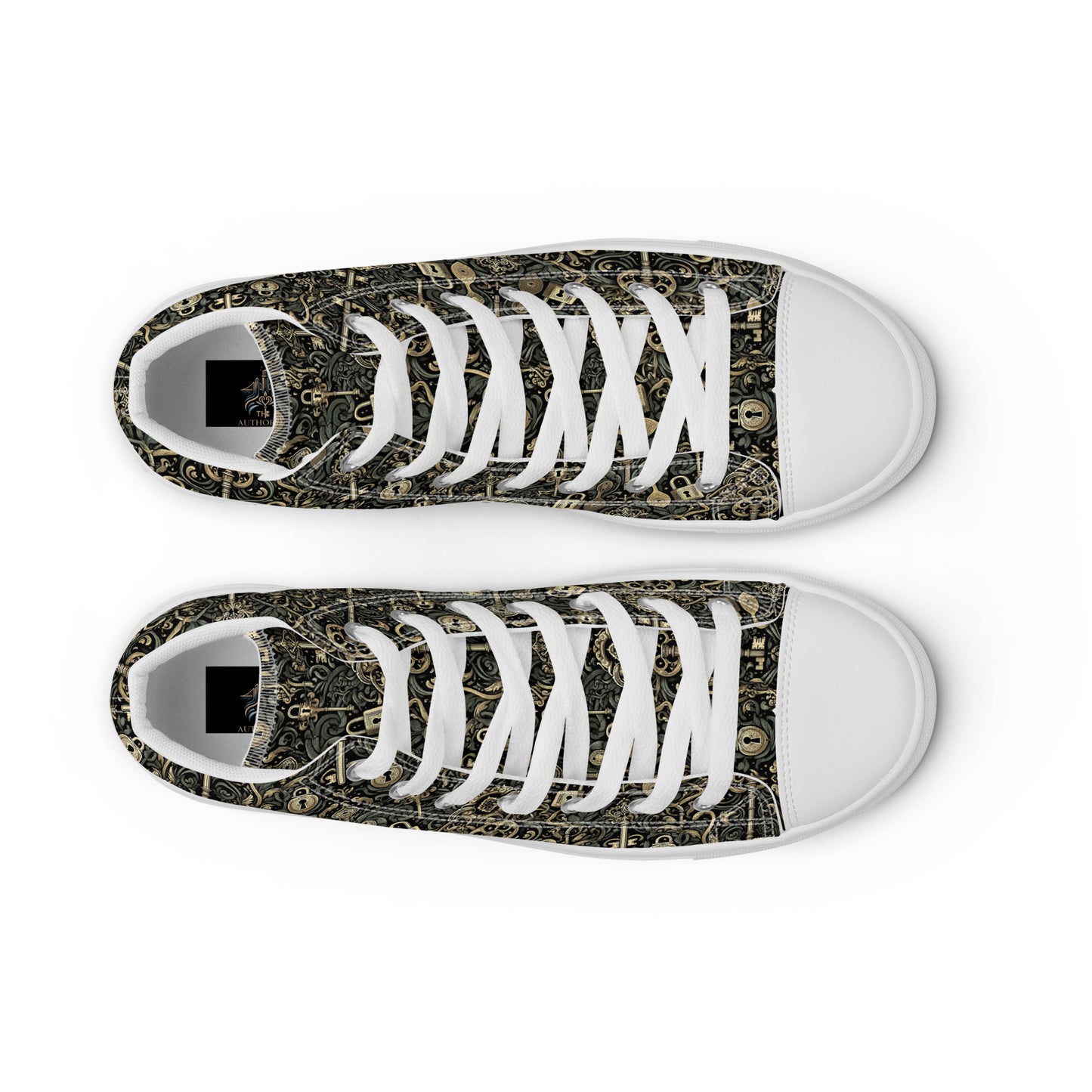 the KEY 'Accessor' Men’s High Top Canvas Sneakers