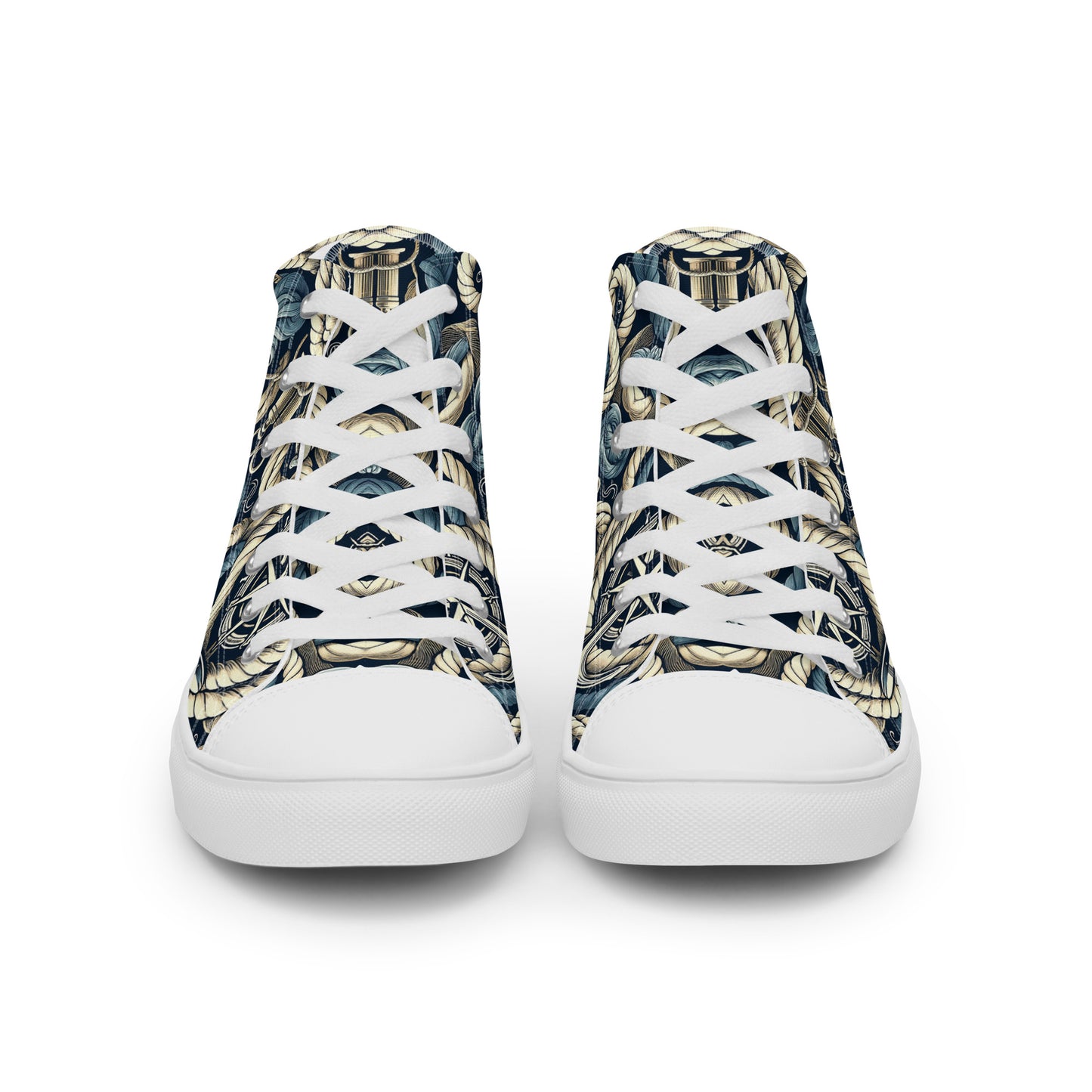 the ANCHOR 'Stabilizer' Men’s High Top Canvas Sneakers