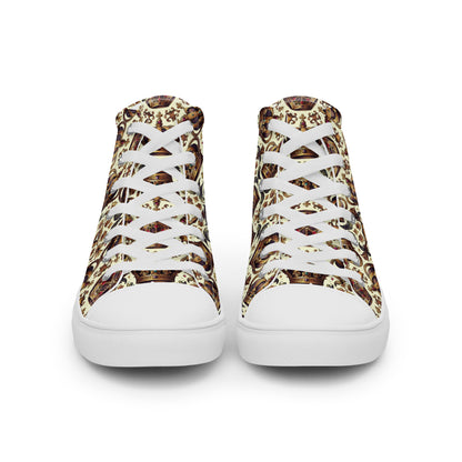 the CROWN 'Leader' Men’s High Top Canvas Sneakers